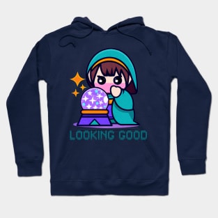 Kawaii Chibi Fortune Teller's Looking Good Hoodie